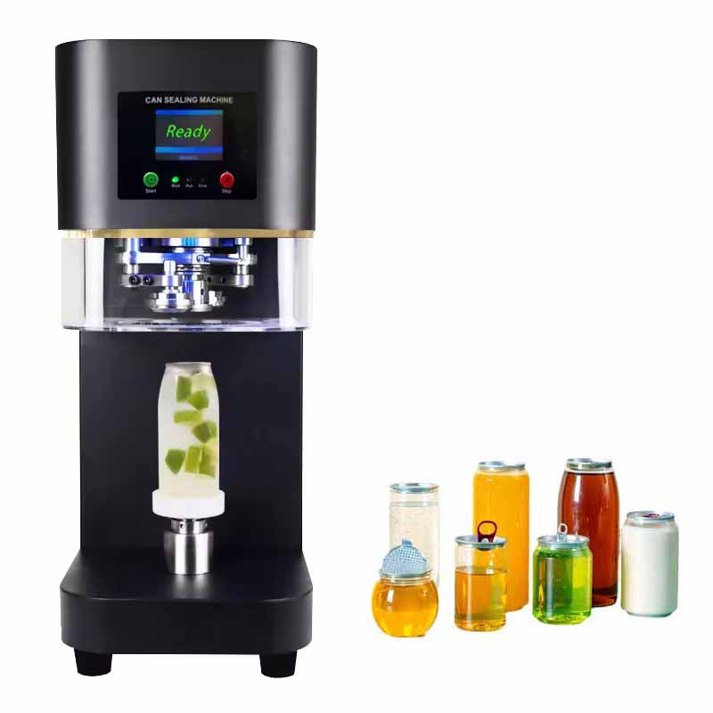 Automatische Kunststoffdosenverschließmaschine