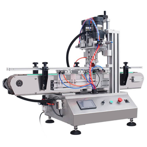 Automatische Flaschenverschlussspannmaschine mit digitaler Drehmomentregelung