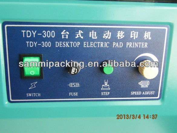 Desktop electric pad printer