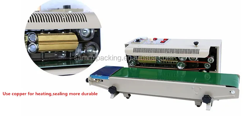 Continuous band sealing machine